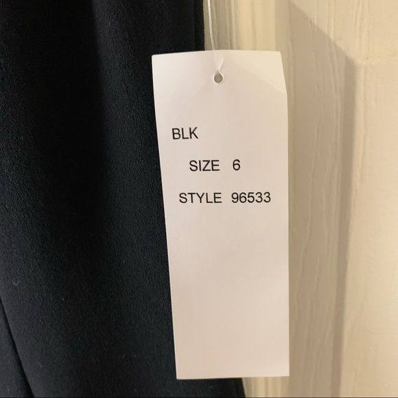 Studio I - Formal Knee Length Black Dress - Size 6 - Picture 9 of 10